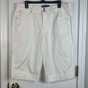 Chic Off-White Bermuda Shorts